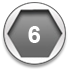 6-point socket steel icon