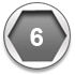 6-point socket titanium icon