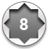 8-point socket beryllium icon