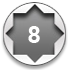 8-point socket non-sparking icon